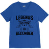 Legends Are Born In December V-Neck Tee