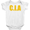 cia  funny  fashion fbi feds joke fancy dress Baby Onesie