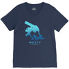 mega water V-Neck Tee