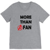 Avengers More Than A Fan V-Neck Tee