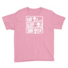 v3 eat sleep code Youth Tee