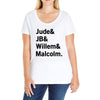 Jude JB Willem Malcolm Ladies Curvy T-Shirt
