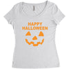 happy halloween...., Women's Triblend Scoop T-shirt