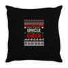 Santa Only Comes Once A Year Grandad Is Always Here To Cheer Throw Pillow