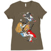 revenge of the damsels Ladies Fitted T-Shirt