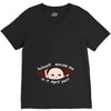 April Peeking Out Asian Baby Boy V-Neck Tee