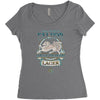 lucky dragon lager Women's Triblend Scoop T-shirt