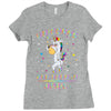 Unicorns are born in April Ladies Fitted T-Shirt