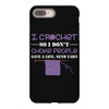 i crochet so i don't choke people save a life, send yarn iPhone 8 Plus