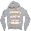Super Cool Grandson Of A Freaking Awesome Pop Pop Zipper Hoodie