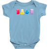 chemistry shot glasses Baby Bodysuit