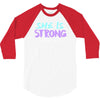she is strong 3/4 Sleeve Shirt