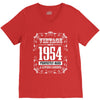 vintage made in 1954 perfectly aged a living legend V-Neck Tee