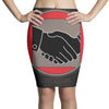 hand shake Pencil Skirts