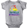 Totally Straight Lgbt Unicorn Baby Bodysuit