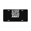 an arrow a day zombie dary License Plate