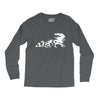 alien evolution   mens funny Long Sleeve Shirts