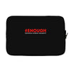 enough national school walkout Laptop sleeve