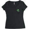 Alien Pocket Women's Triblend Scoop T-shirt