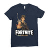 fortnite cartoon Ladies Fitted T-Shirt