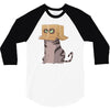 cat in the box! 3/4 Sleeve Shirt