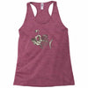 animal fishing tee graphic Racerback Tank