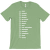 beard length chart T-Shirt