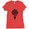 eat all you want Ladies Fitted T-Shirt