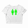 life is simple funny Crop Top