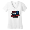 star spangled hammered Women's V-Neck T-Shirt