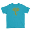 tribal print elephant geometric gold animals cool Youth Tee