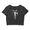 youth kids tuxedo Crop Top