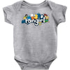 thunder and lightning Baby Onesie
