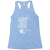 beer doesn't ask silly questions Racerback Tank