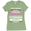 I Never Dreamed I d Grow Up To Be A Super Cute Veterinarian Ladies Fitted T-Shirt