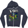 x turtles, mutants in a half shell Zipper Hoodie