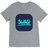swag blu V-Neck Tee
