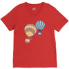 hot bear balloon V-Neck Tee