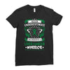 Never Underestimate The Strength Of A Liver Cancer Warrior Ladies Fitted T-Shirt