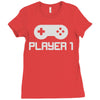 player 1 Ladies Fitted T-Shirt