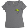cute yoda pocket Women's Triblend Scoop T-shirt