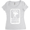money shot Women's Triblend Scoop T-shirt
