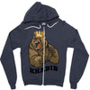 bear khabib Zipper Hoodie