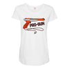 pro gun Maternity Scoop Neck T-shirt