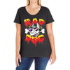rad dog Ladies Curvy T-Shirt