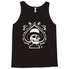 totenkopf zylinder skull pik poker ace topper bike mc rock metal Tank Top