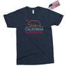 neon sign california republic flag bear Exclusive T-shirt