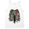ribcage and heart Tank Top