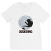 Catzilla V-Neck Tee