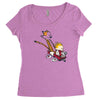 downhill Women's Triblend Scoop T-shirt